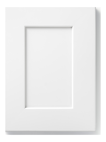 White Shaker cabinet door sample
